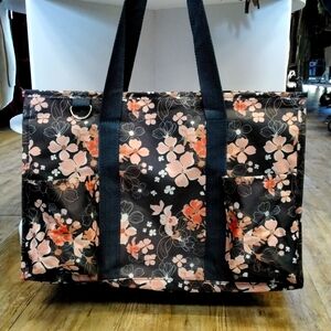 Tote bag flower print